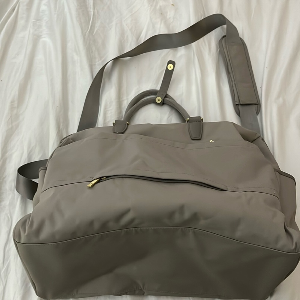 Grey Open Story Weekender Bag